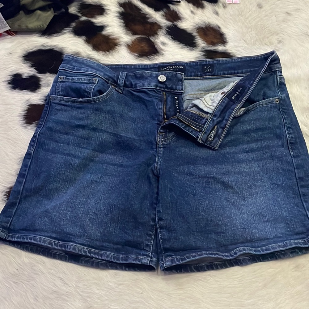 Lucky brand blue jeans shorts size 8/29